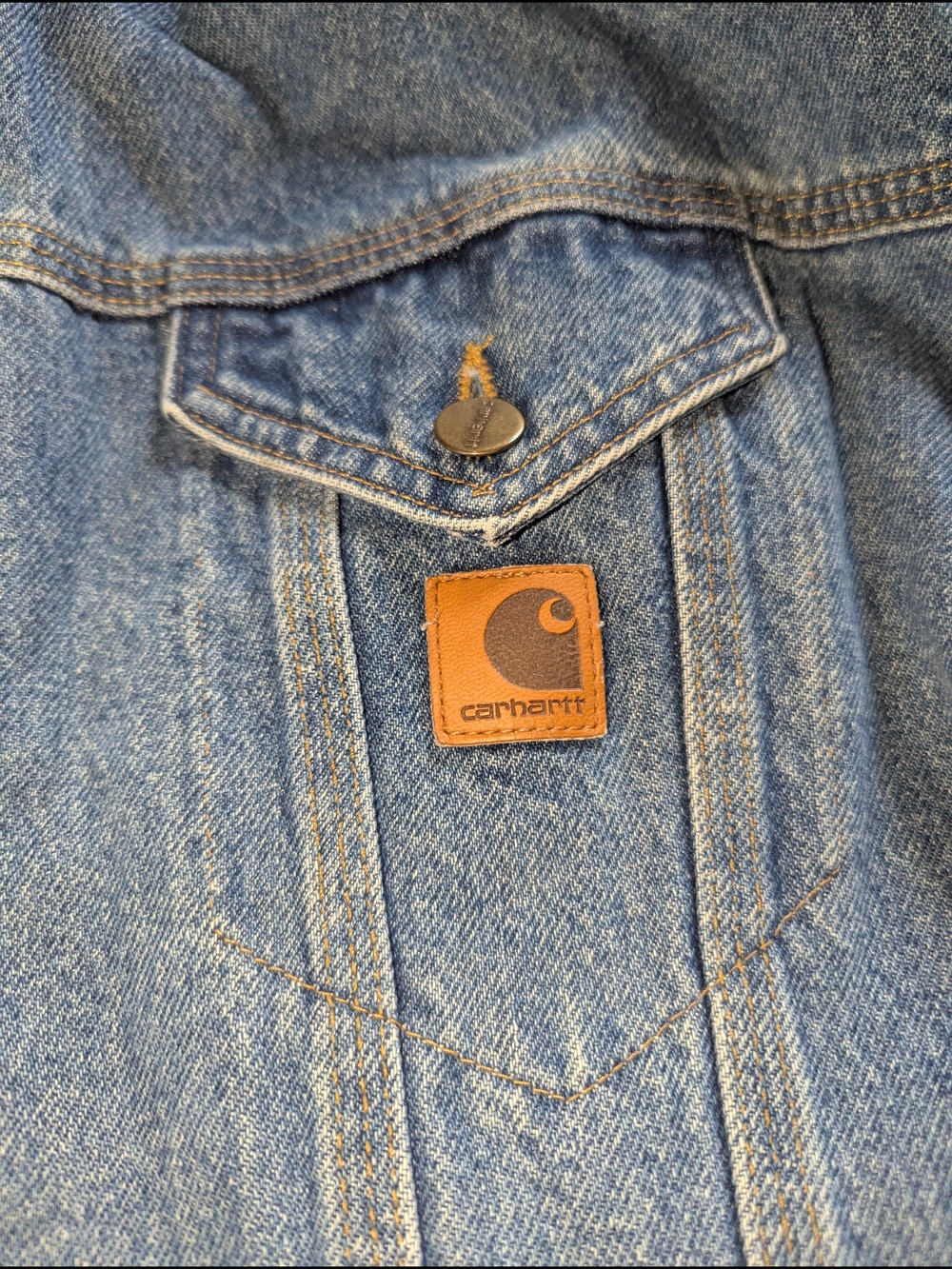 Carhartt Blue Denim Jacket - Picture 4 of 7